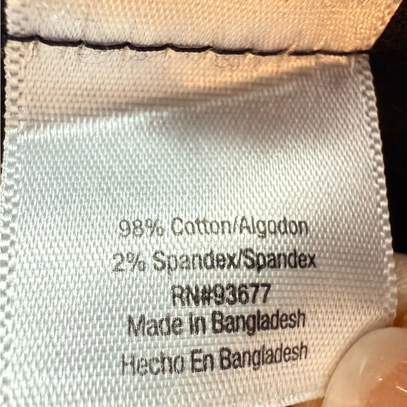 ST JOHN’S BAY  Women's Black Corduroy blazer stretch Jacket/size M - Picture 9 of 9